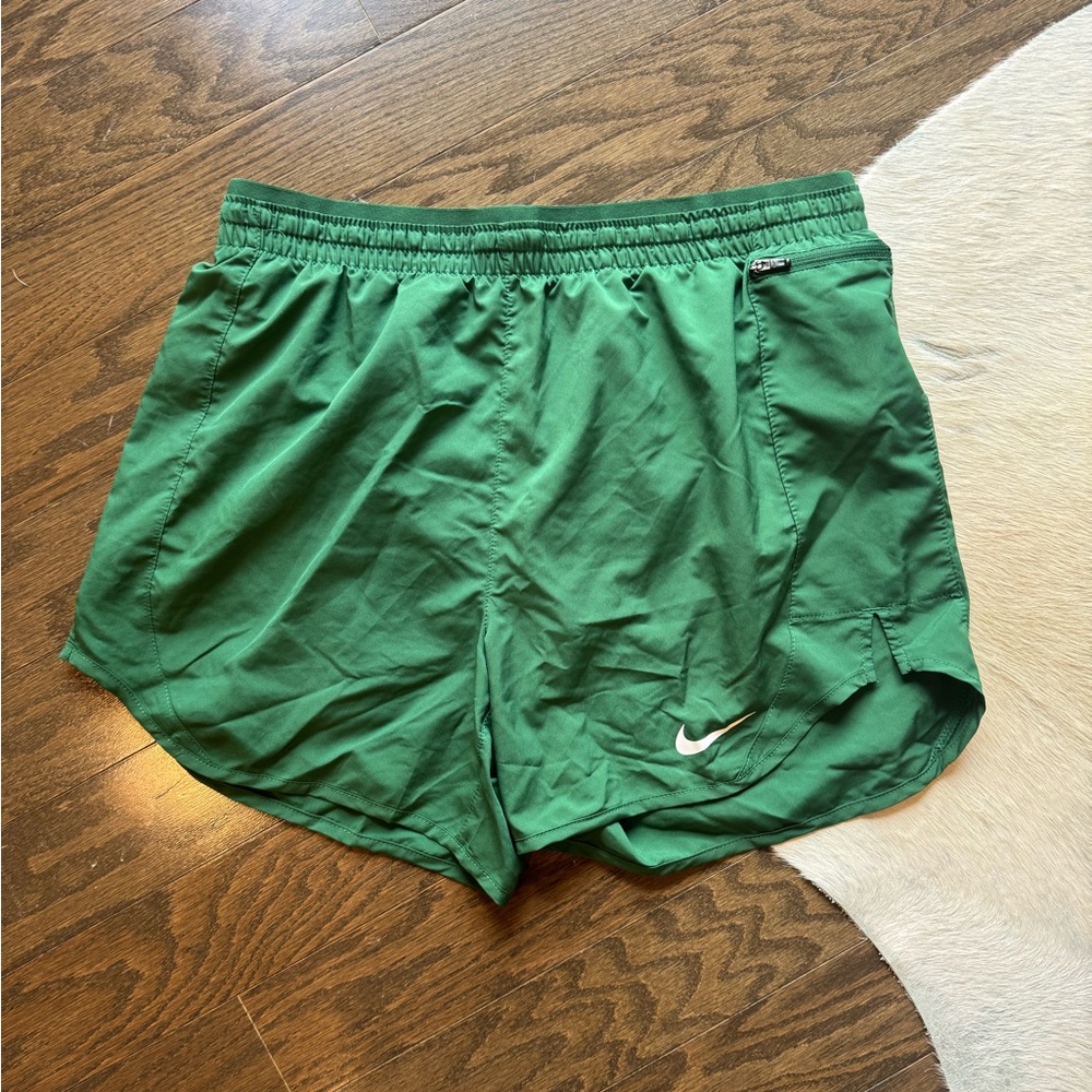 Nike Green Athletic Running Shorts